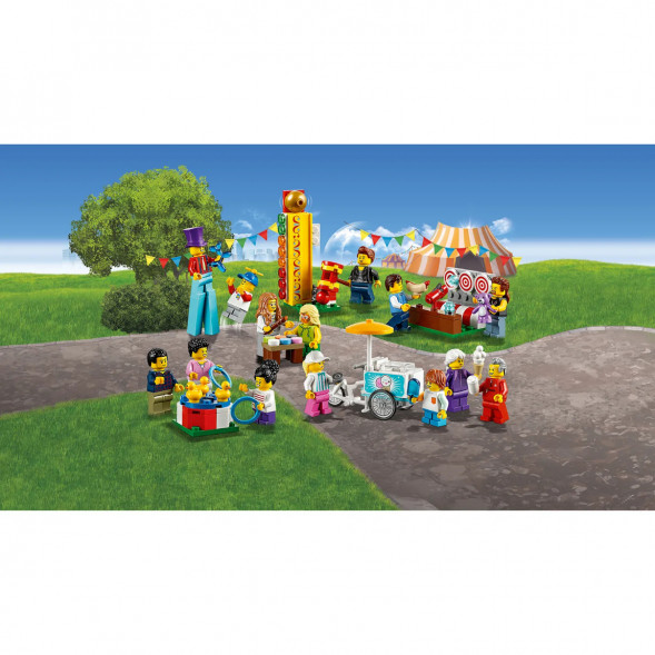 Конструктор LEGO City Town 60234 Комплект минифигурок Весёлая ярмарка в Хабаровске