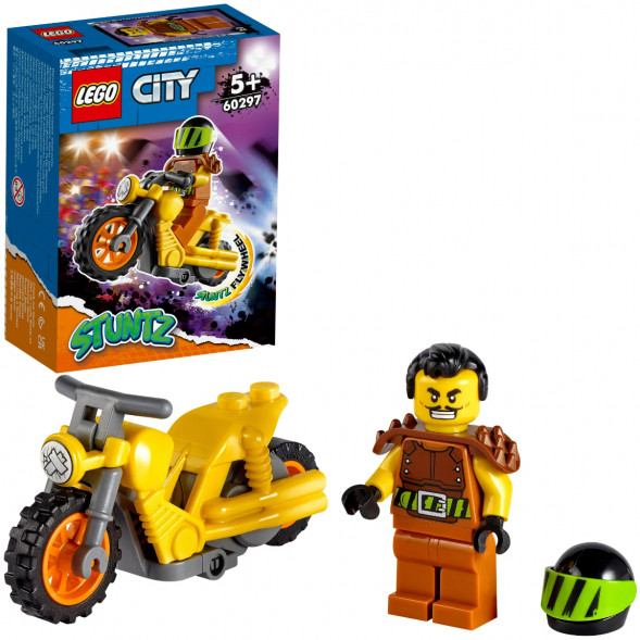 Конструктор LEGO City 60297 Разрушительный трюковый мотоцикл в Хабаровске