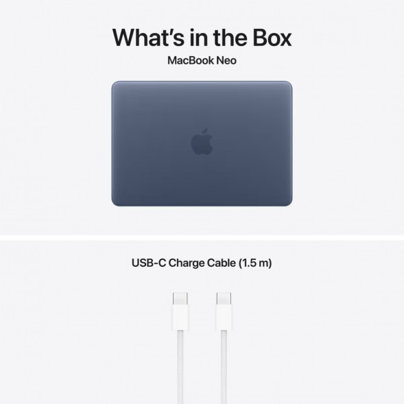 Ноутбук Apple MacBook Neo MHFG4 (A18 Pro 5-Core GPU, 8/512GB), Синий/Indigo в Хабаровске