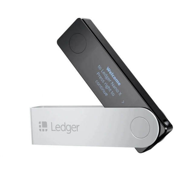 Аппаратный криптокошелек Ledger Nano X with $20 in Bitcoin , черный в Хабаровске