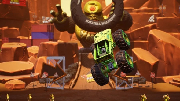Игра Hot Wheels Monster Trucks: Stunt Mayhem [PS4, английская версия] в Хабаровске