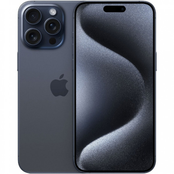 Смартфон Apple iPhone 15 Pro Max 256 ГБ, Dual: nano SIM + eSIM, синий титан в Хабаровске