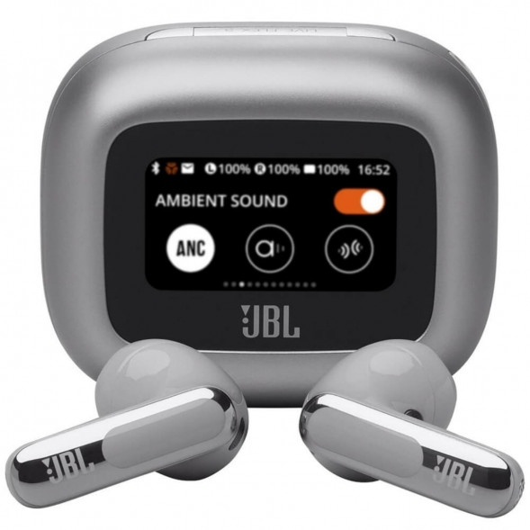Беспроводные наушники JBL Live Flex 3, Silver в Хабаровске
