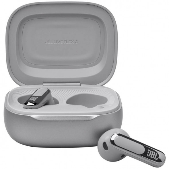 Беспроводные наушники JBL Live Flex 3, Silver в Хабаровске