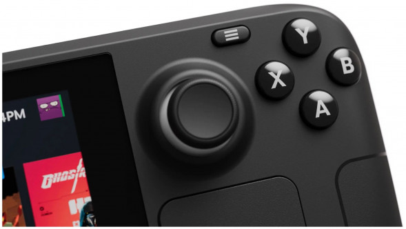 Игровая приставка Valve Steam Deck 64 ГБ SSD, черный в Хабаровске