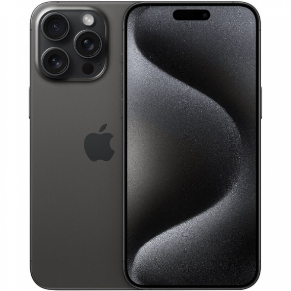 Смартфон Apple iPhone 15 Pro Max 256 ГБ, Dual: nano SIM + eSIM, черный титан в Хабаровске