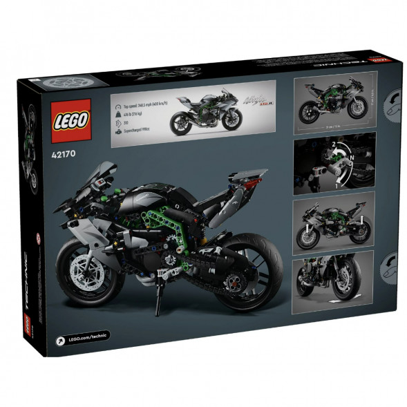 Конструктор LEGO Technic 42170 Мотоцикл Kawasaki Ninja H2R в Хабаровске