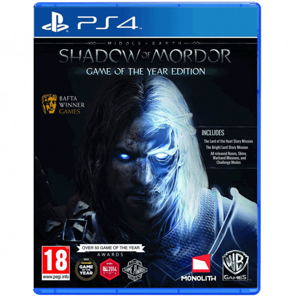 Игра Middle Earth: Shadow Of Mordor. Game of the Year Edition [PS4, русские субтитры] в Хабаровске