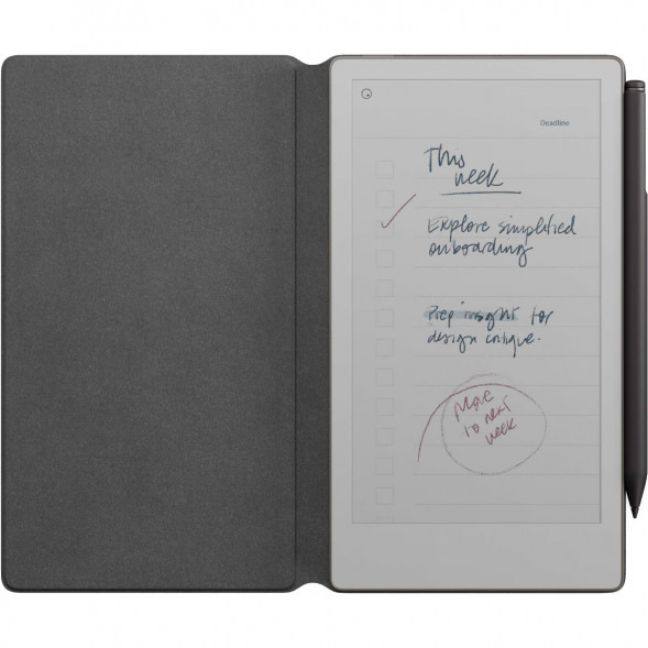 Графический планшет reMarkable Paper Pro Move + Стилус MarkerPlus + Чехол BookFolio Premium Leather, Black в Хабаровске