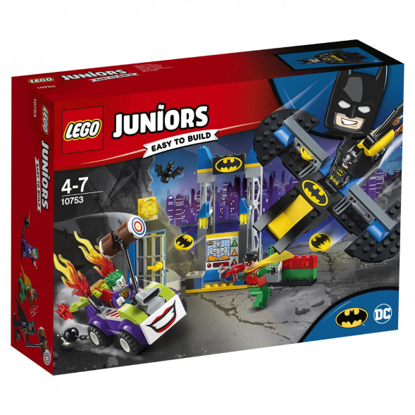 Конструктор LEGO Juniors 10753 Нападение Джокера на Бэтпещеру в Хабаровске