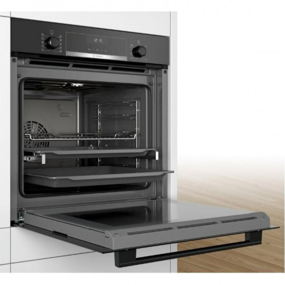 Духовой электрический шкаф Bosch HBG5370B0, черный в Хабаровске