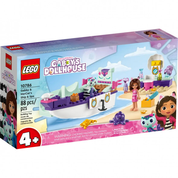 Конструктор LEGO Gabby&amp;#039;s Dollhouse 10786 Корабль и спа Габби и МерКэта в Хабаровске