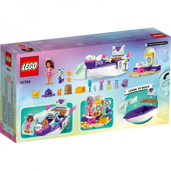 Конструктор LEGO Gabby&amp;#039;s Dollhouse 10786 Корабль и спа Габби и МерКэта в Хабаровске