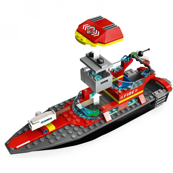 Конструктор LEGO City 60373 &amp;quot;Пожарно-спасательная лодка&amp;quot;, 144 деталей в Хабаровске