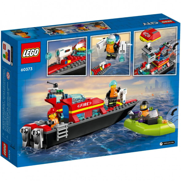 Конструктор LEGO City 60373 &amp;quot;Пожарно-спасательная лодка&amp;quot;, 144 деталей в Хабаровске