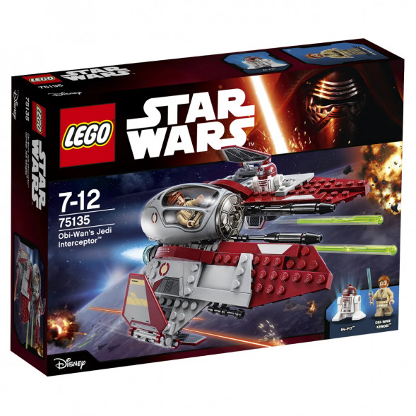 Конструктор LEGO Star Wars 75135 Перехватчик джедаев Оби-Вана Кеноби в Хабаровске