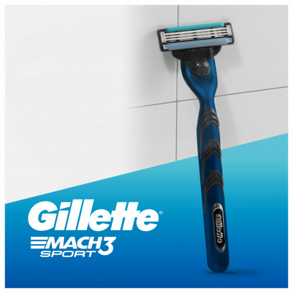 Лезвия для бритвы Gillette Mach3 Sport, 15 шт. в Хабаровске