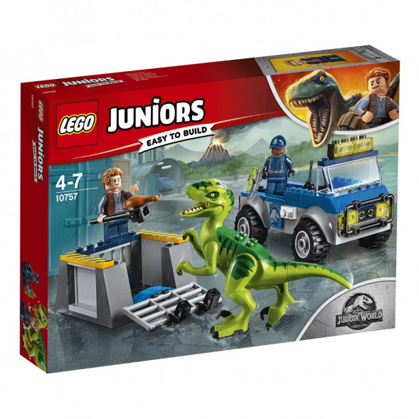 Конструктор LEGO Juniors 10757 Грузовик спасателей для перевозки раптора в Хабаровске