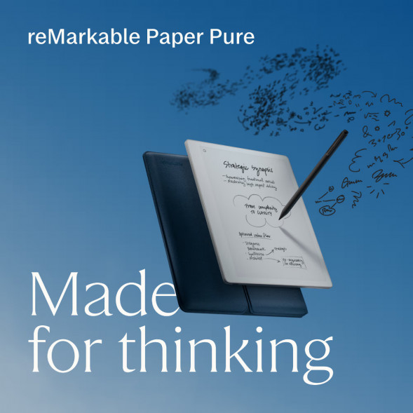 Графический планшет reMarkable Paper Pure+Marker Plus+Sleeve Folio, Ocean Blue в Хабаровске